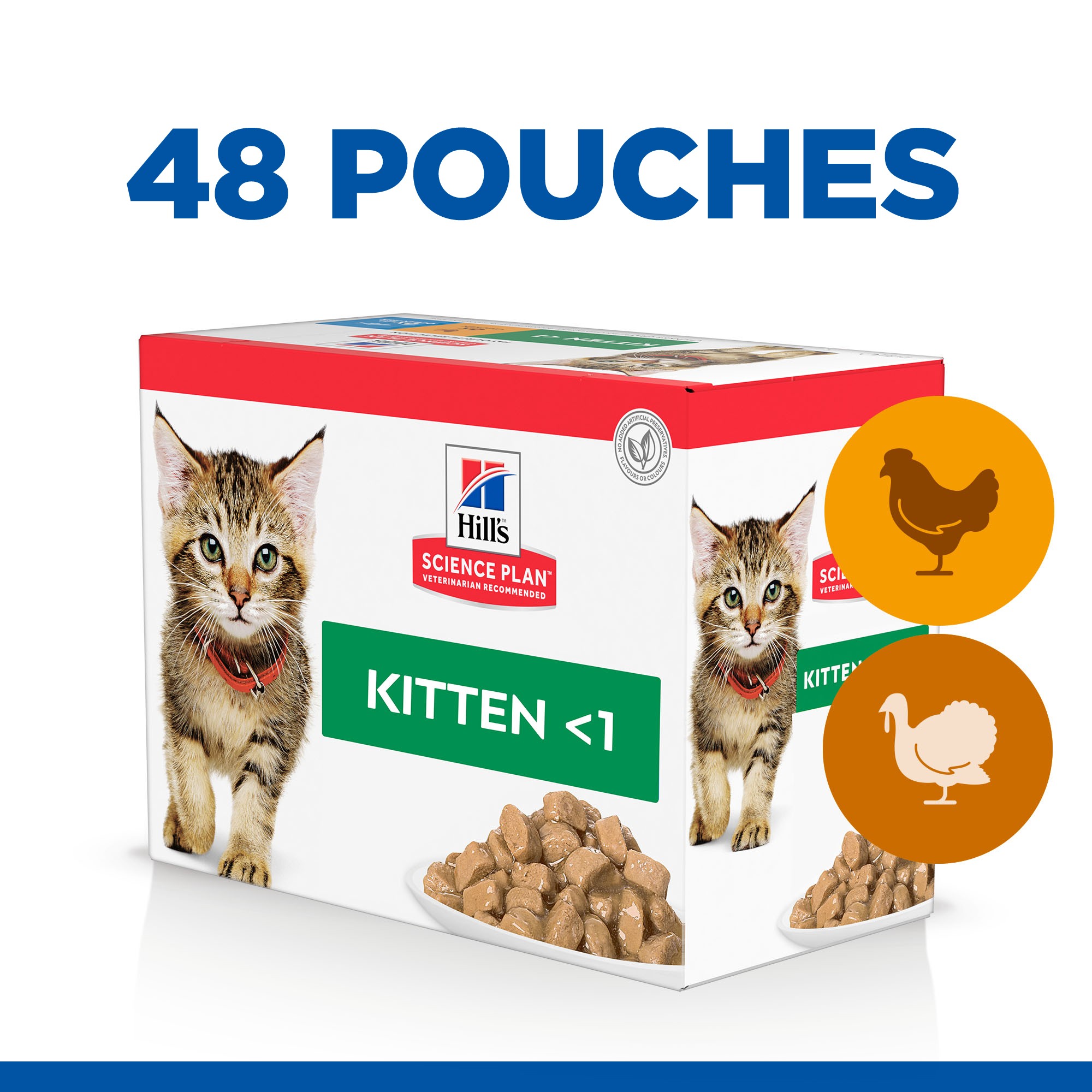 Hill's Hill'S Science Plan Chicken Salmon Turkey Kitten Wet Cat Food pet food packaging